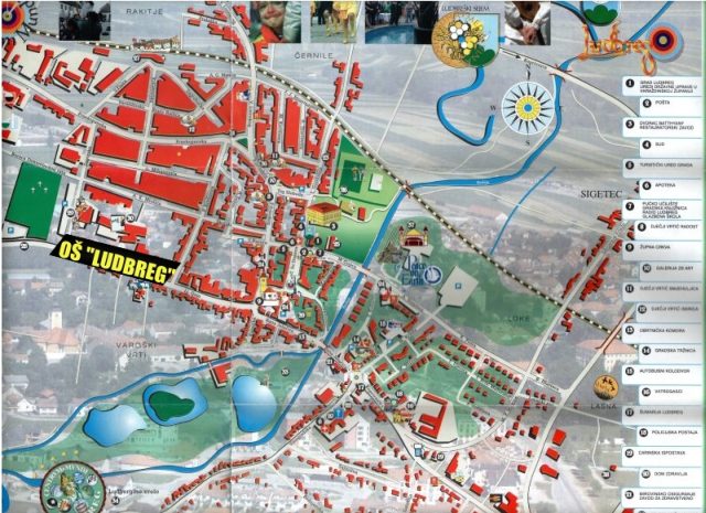 ludbreg karta grada Osnovna škola Ludbreg   Lokacija ludbreg karta grada