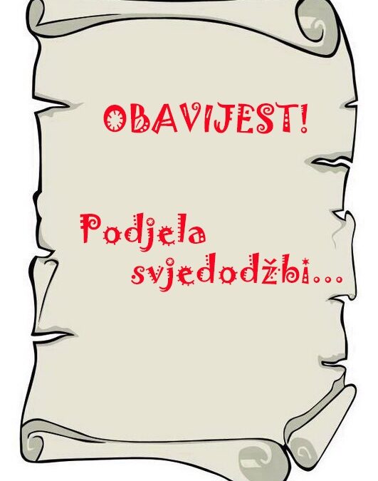 Podjela svjedodžbi – Osnovna škola Ludbreg i Glazbeni odjel